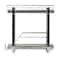 Household Essentials Glidez Chrome-Plated Steel 2-Tier Dual-Sliding Storage Organizer
